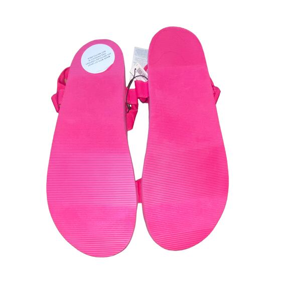 GAP Barbie Core y2k Sporty Strap Sandals Sizzling Fuchsia Pink NWTs 12 - Picture 5 of 10